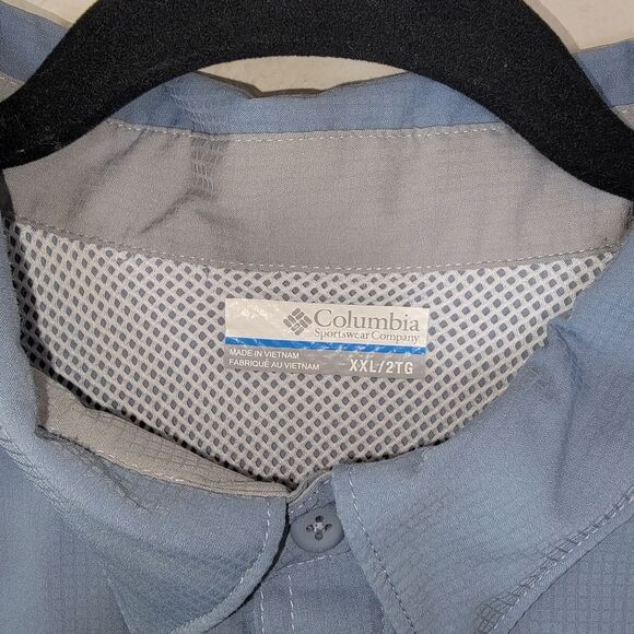 Columbia Men Shirt PFG Tamiami II Omni-Wick Long Sleeve Button-Up XXL - Picture 6 of 8